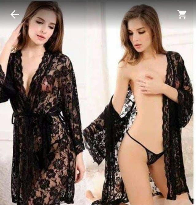 2 Pcs Net Gaown and Penty Lingrie For Her