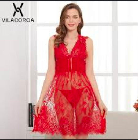 Imported  2 Pcs Bridal Nighty Premium Quality